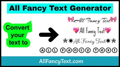 Fancy Font Generator .